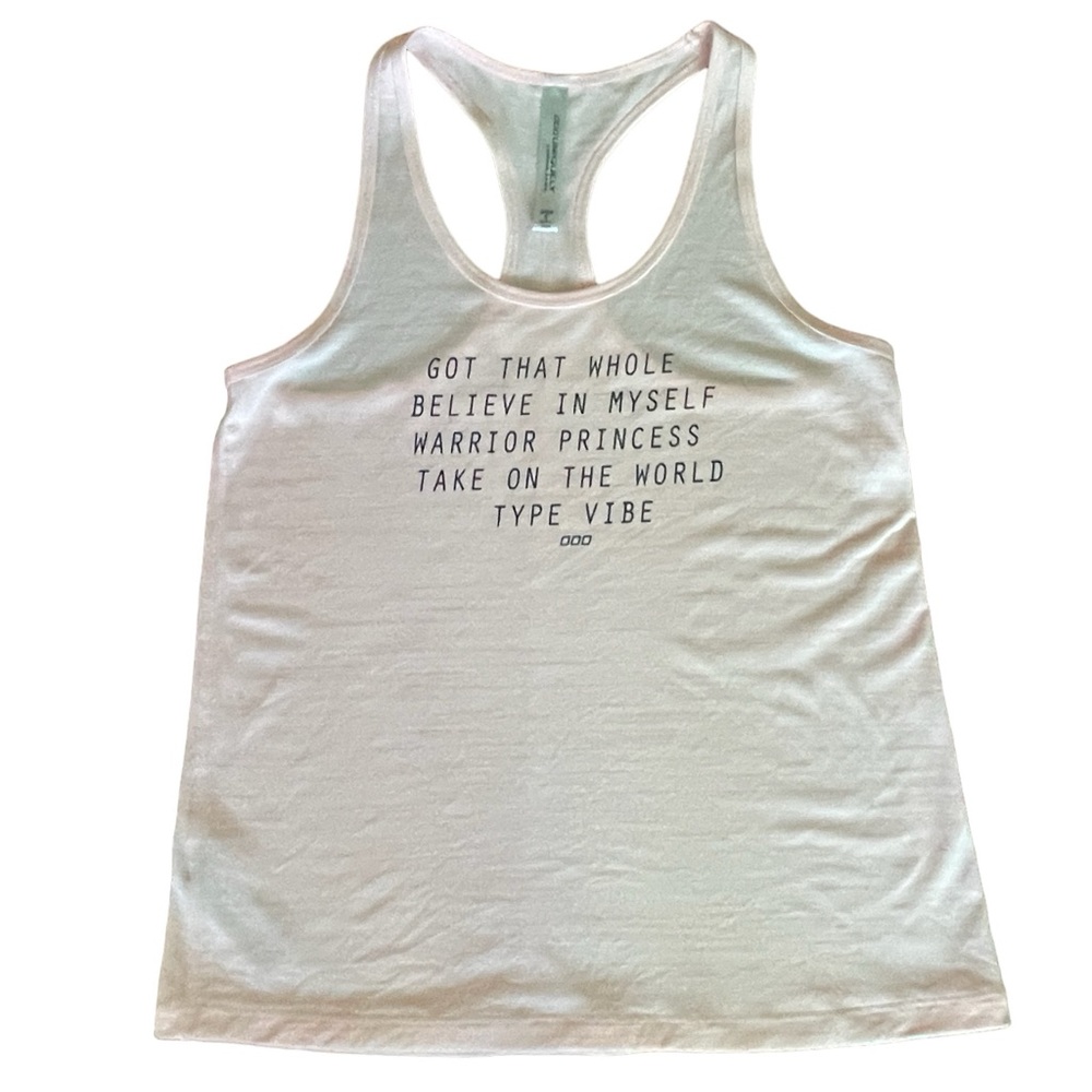 💗Lorna Jane light pink motivational Tank 💗
